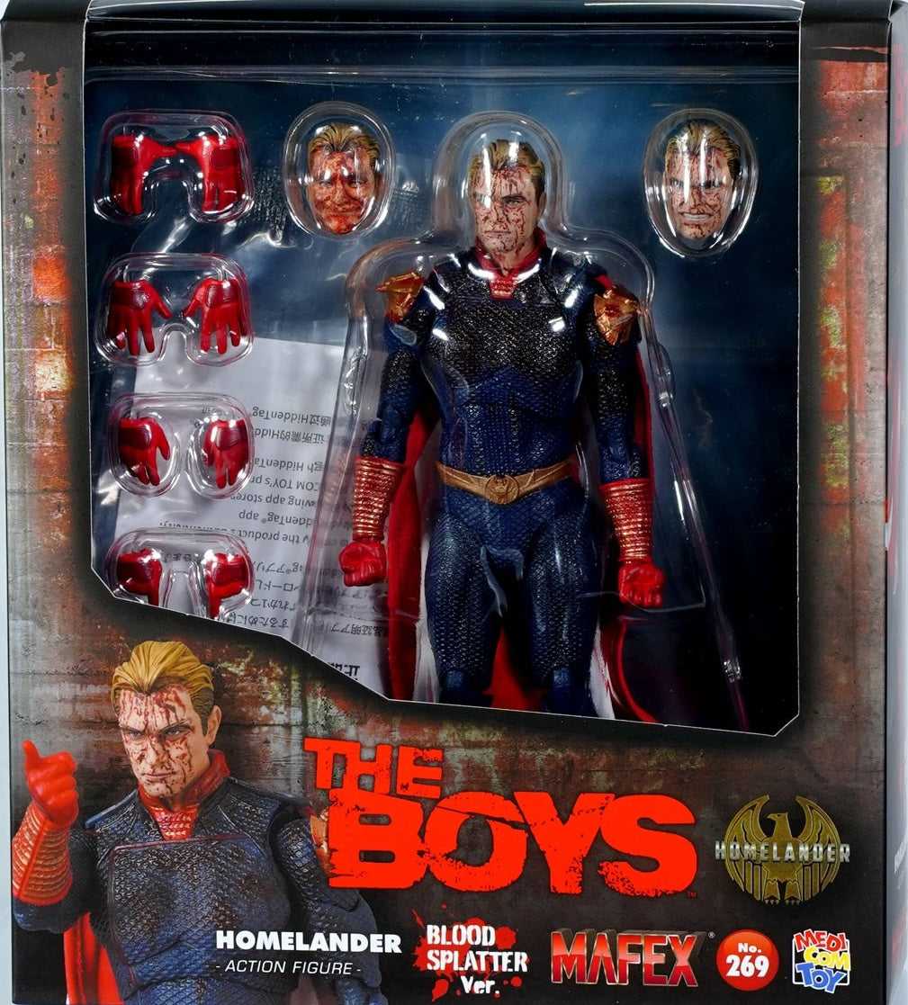Medicom Mafex The Boys Homelander Blood Splatter Ver