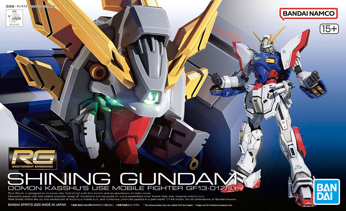 Bandai RG 1/144 Shining Gundam [4573102685582] – Japan