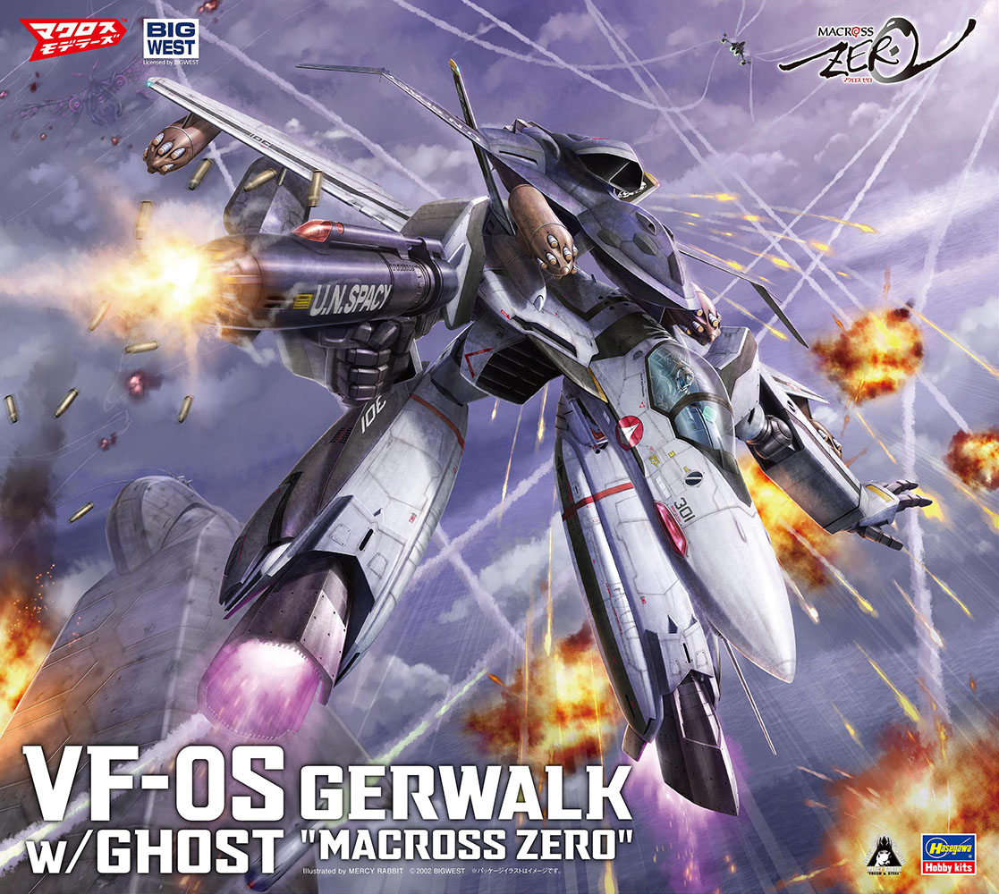 Ghost Protocol: Architect プロモ fab 2枚セット Hasegawa Macross 1/72 VF-0S Gerwalk w/Ghost 