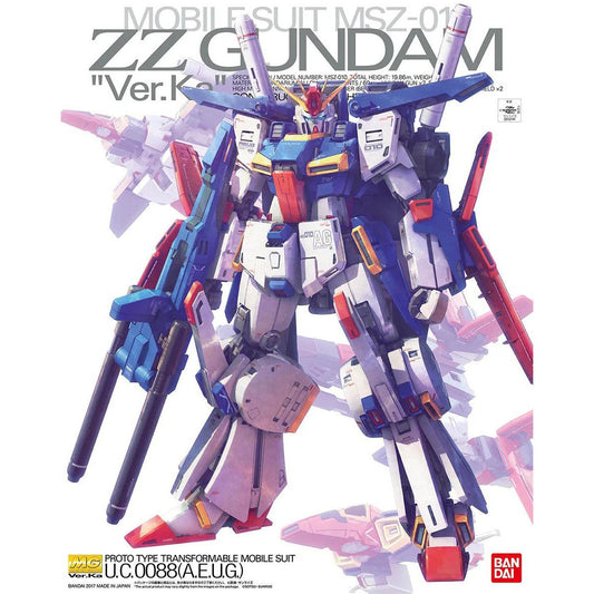 Premium Bandai MG 1/100 Enhanced ZZ Gundam "Ver.Ka" [4573102642257]
