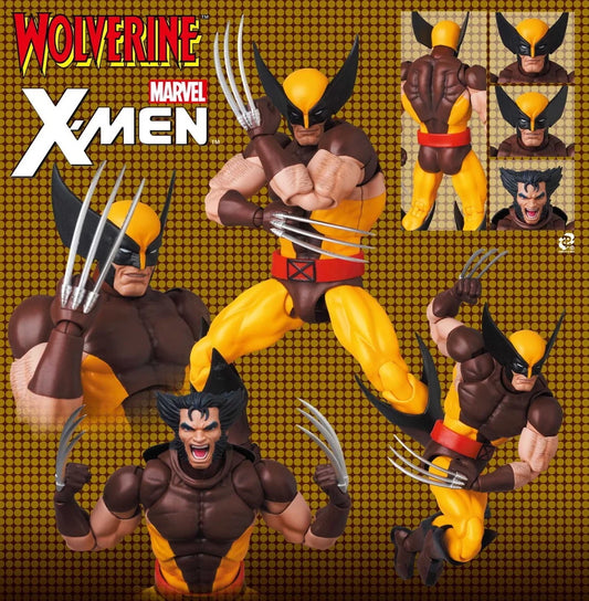 Medicom Mafex  Wolverine (Brown Comic Ver.) [4530956471389]
