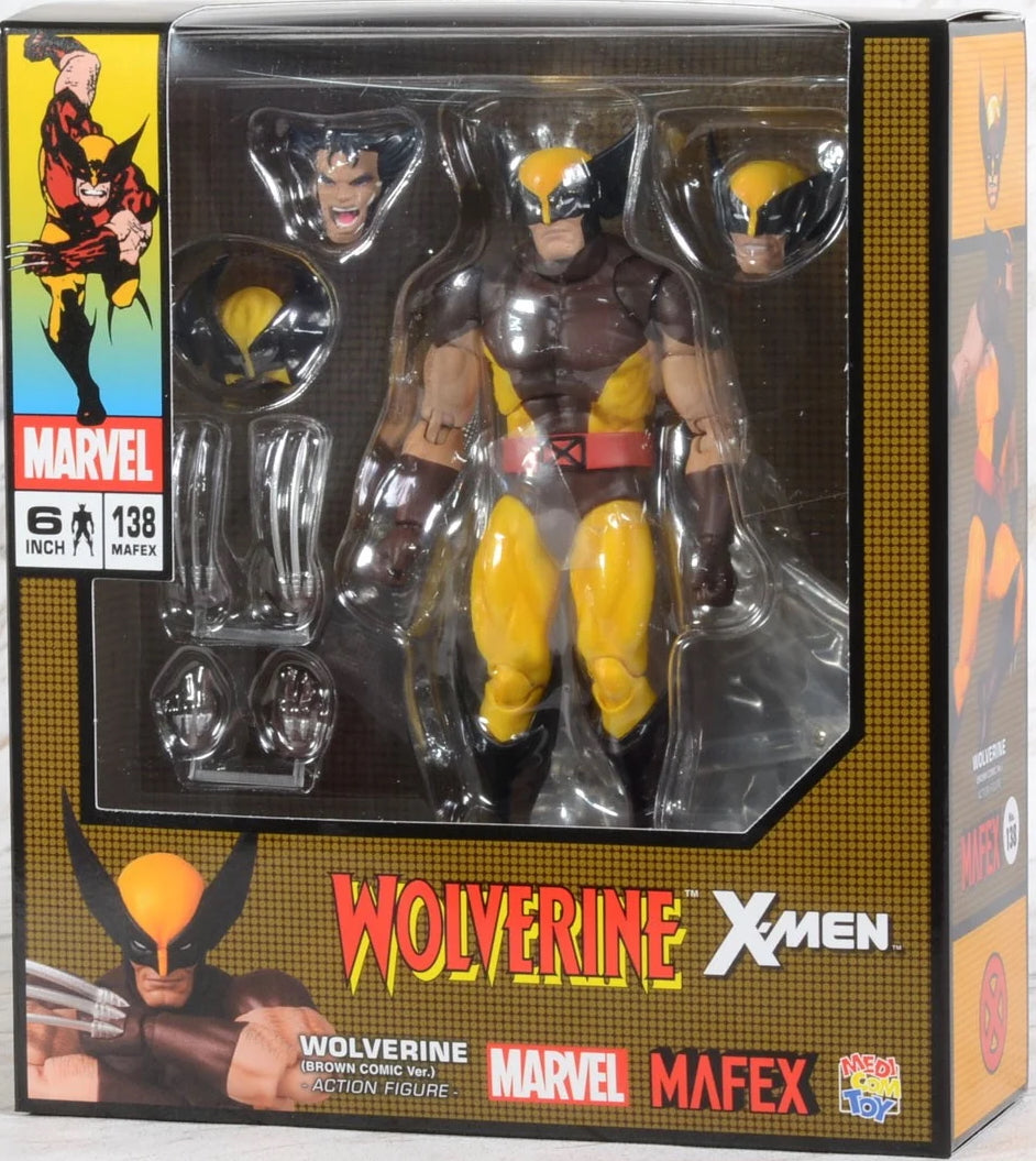 Medicom Mafex  Wolverine (Brown Comic Ver.) [4530956471389]