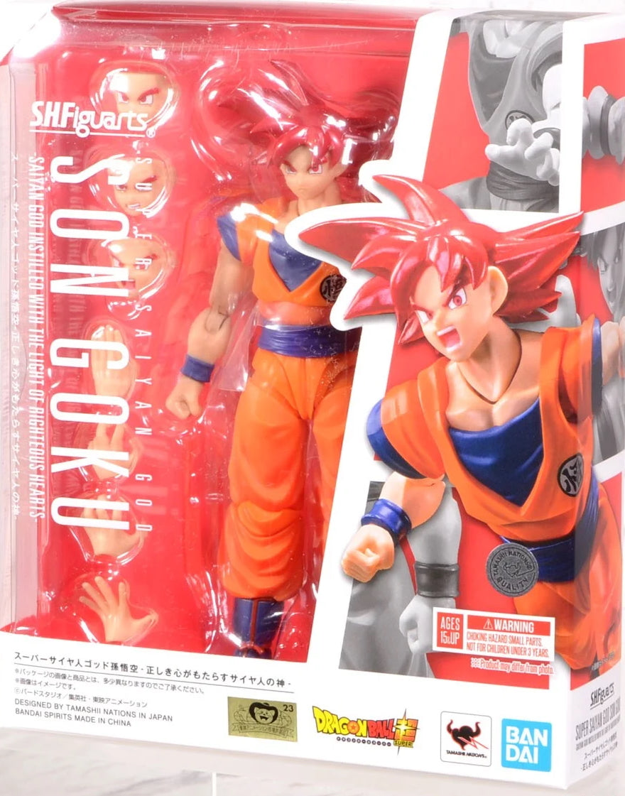 Bandai S.H.Figuarts  Son Goku With the Light of Righteous Hearts [4573102661234]