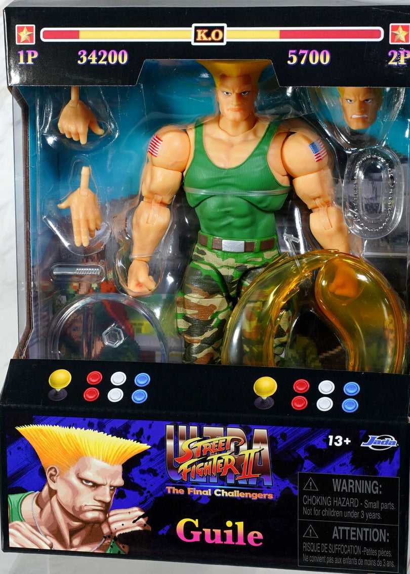 Jada Toys Street Fighter II Ultra The Final Challengers Guile [4562437981919] - Jada Toys