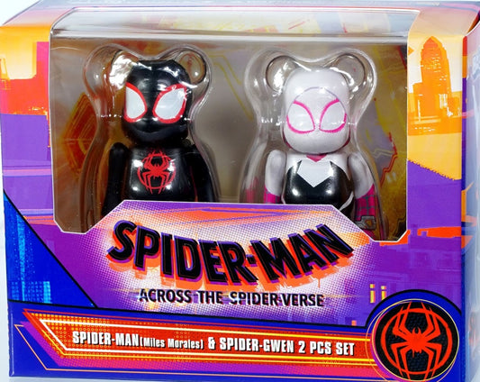 Medicom BEARBRICK  Spider-man (Miles Morales) & Spider-Gwen 2Pcs [4530956618067]
