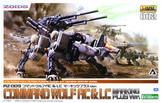 Kotobukiya Zoids 1/72 Command Wolf AC & LC Marking Plus Ver. [4934054063529]
