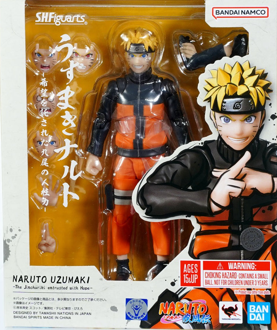 Bandai S.H.Figuarts  Naruto Uzumaki -The Jinchuriki entrusted with Hope- [4573102720948]