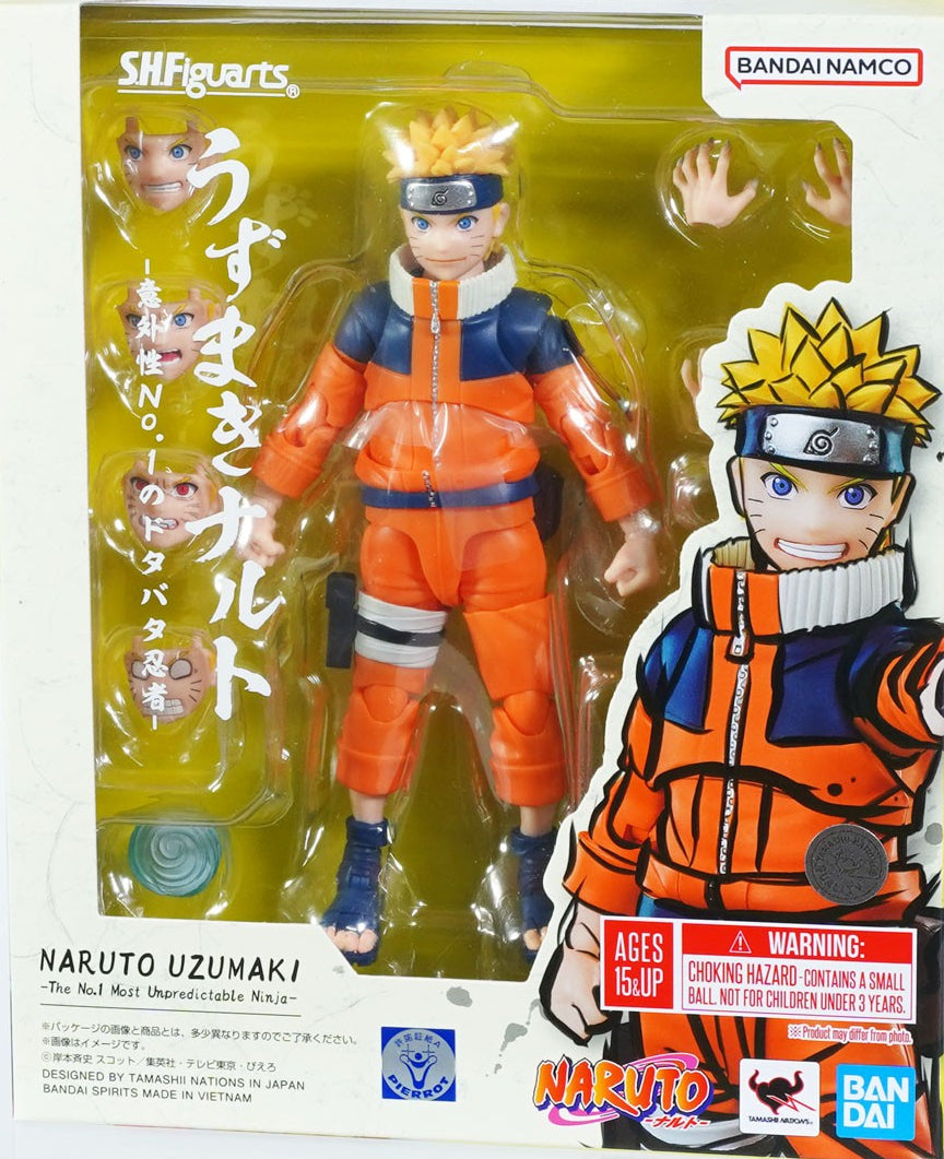 Bandai S.H.Figuarts  Naruto Uzumaki #1 Most Unpredictable Ninja [4573102721662]