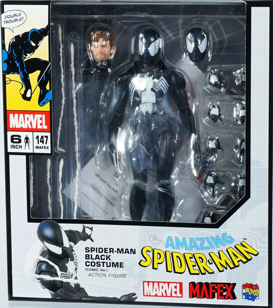 Medicom Mafex  Spider-Man Black Costume (Comic Ver.) [4530956471471]