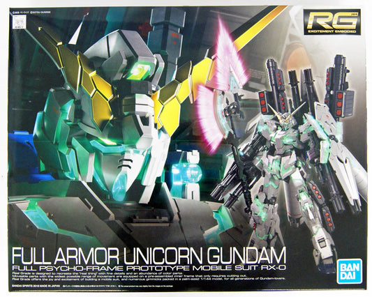 Bandai RG 1/144 Full Armor Unicorn Gundam RX-0 [4573102555861]