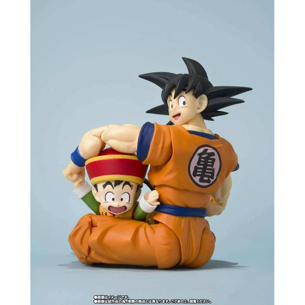 Bandai S.H.Figuarts Excl. Son Goku & Son Gohan -KID- & Kintoun [4573102692870]
