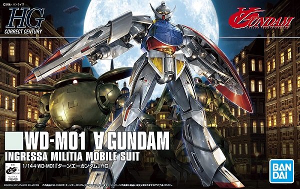 Bandai HG 1/144 WD-M01 Turn A Gundam [4573102604019] - Bandai