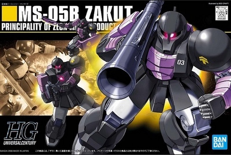Bandai HG 1/144 MS-05B Zaku I [4573102606617]