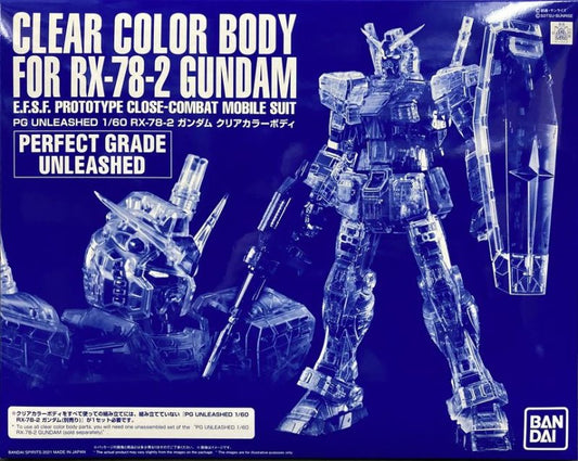 Premium Bandai PGU 1/60 Clear Color Body For RX-78-2 Gundam [4573102614063]