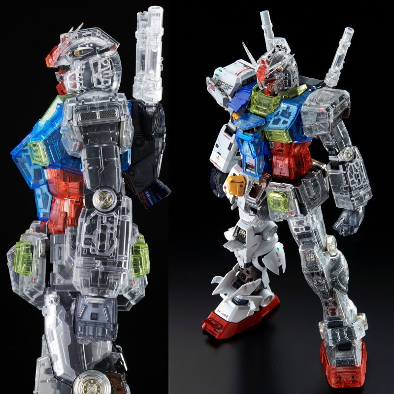 Premium Bandai PGU 1/60 Clear Color Body For RX-78-2 Gundam [4573102614063]