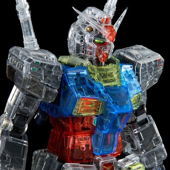 Premium Bandai PGU 1/60 Clear Color Body For RX-78-2 Gundam [4573102614063]