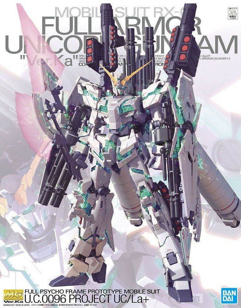 Bandai MG 1/100 Full Armor Unicorn Gundam Ver.Ka [4573102615893] - Bandai