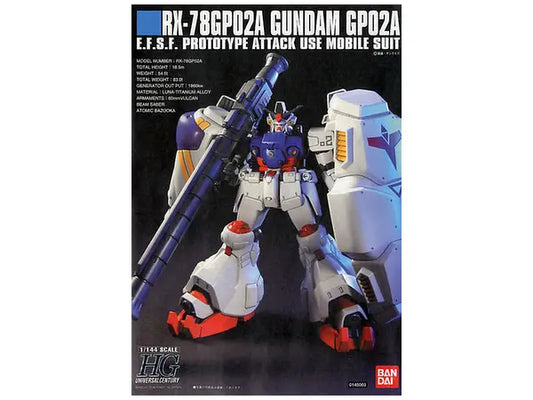 Bandai HGUC 1/144 RX-78GP02A Gundam GP02A [4573102557193]