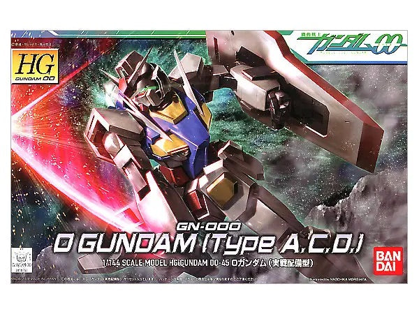 Bandai HG 1/144 0 Gundam (Type A.C.D.) [4573102557322]