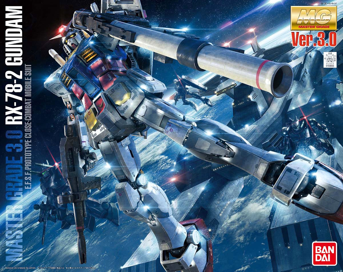 Bandai MG 1/100 RX-78-2 Gundam Ver.3.0 [4573102616104]