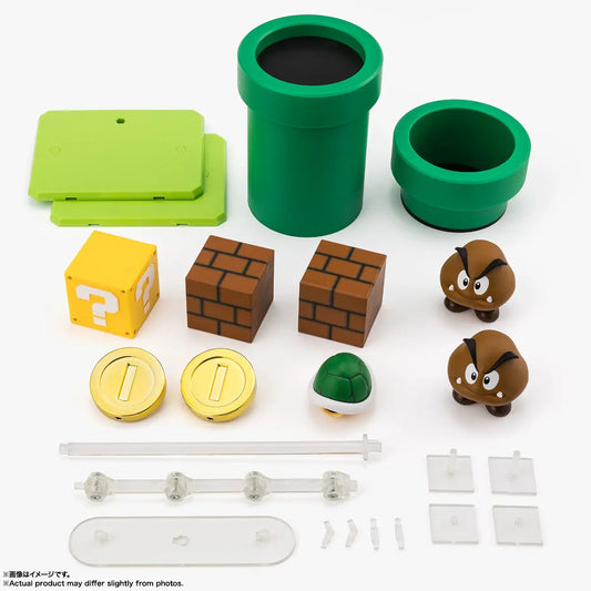 Bandai S.H.Figuarts  Super Mario Playset (Super Mario) [4573102693075]