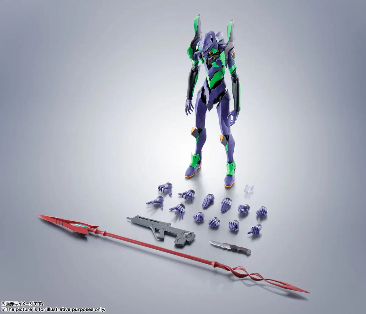 Bandai Robot Spirits  Evangelion Test Type-01 + Spear of Cassius [4573102693259]