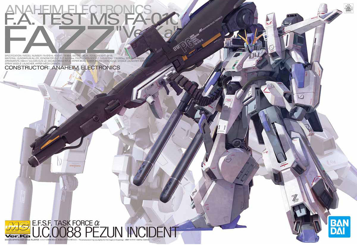 Bandai MG 1/100 FAZZ "Ver.Ka" [4573102588807]