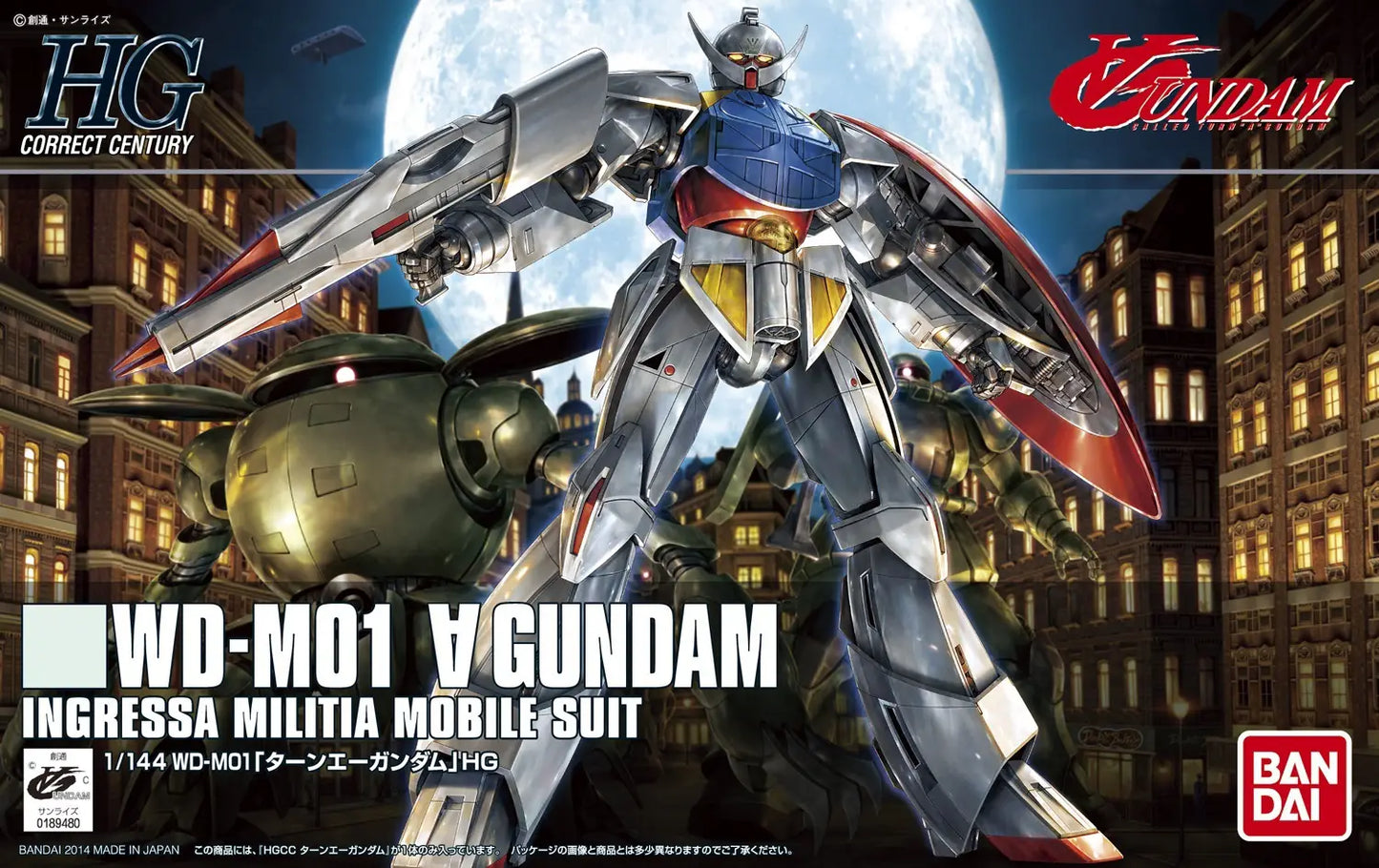 Bandai HGCC 1/144 WD-M01 Turn A Gundam [4573102604019]