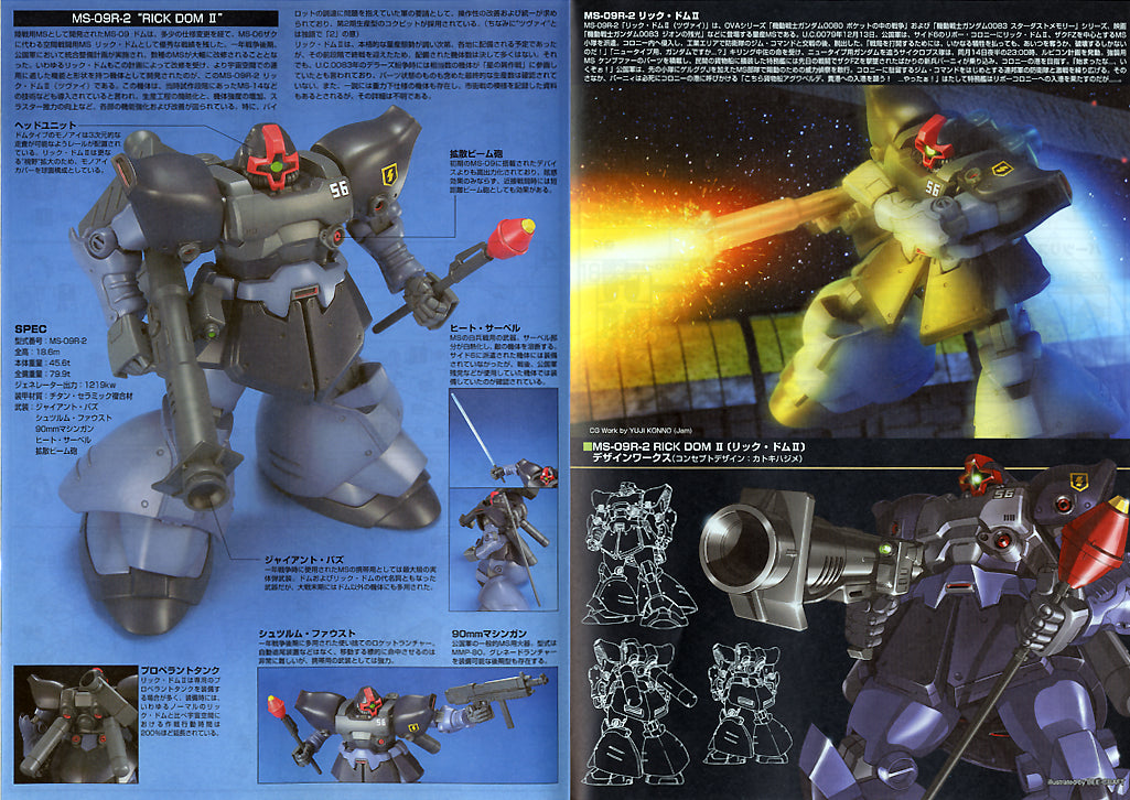 Bandai HGUC 1/144 MS-09R-2 Rick Dom II [4573102631428]
