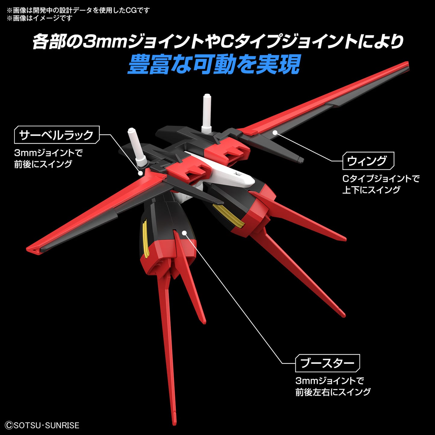 Bandai  1/144 Option Parts Set Gunpla 01 (Aile Striker) [4573102663856]