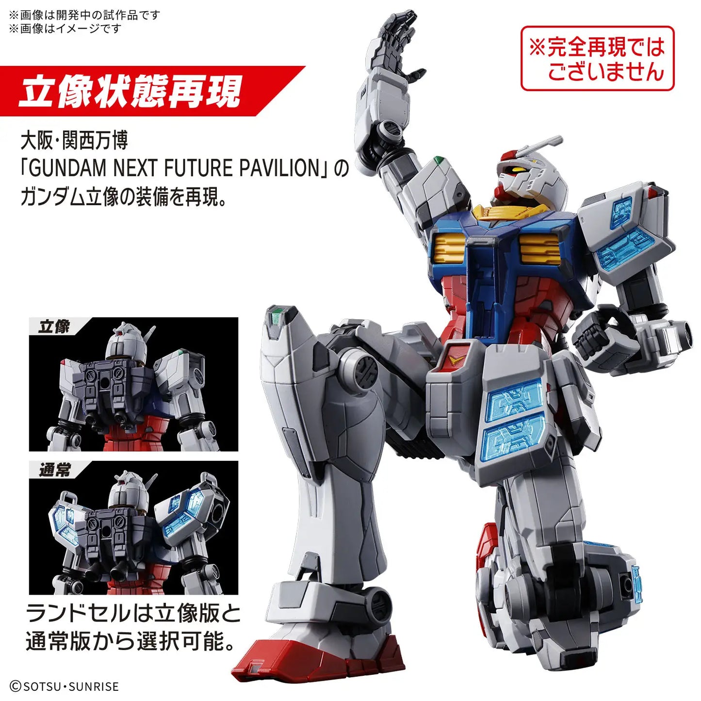 Bandai  1/144 EXPO2025 RX-78F00/E Gundam [4573102685551]