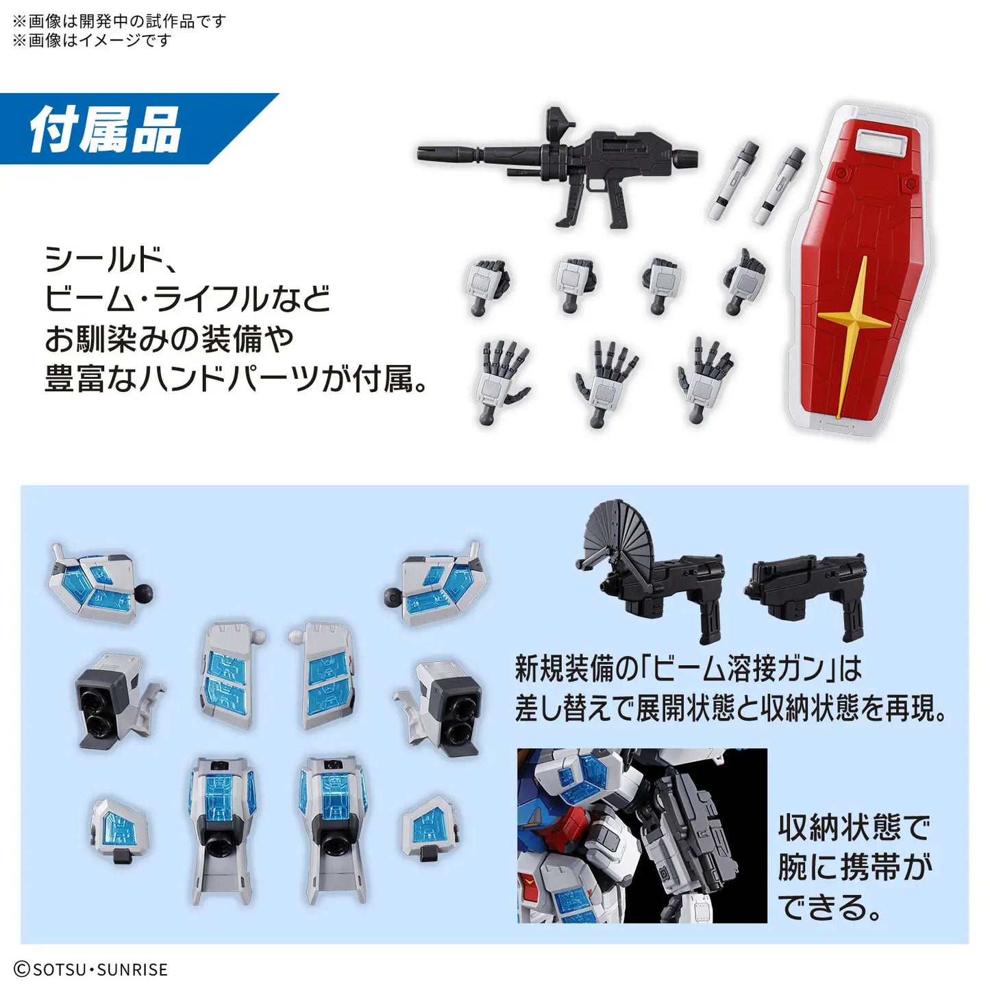 Bandai  1/144 EXPO2025 RX-78F00/E Gundam [4573102685551]