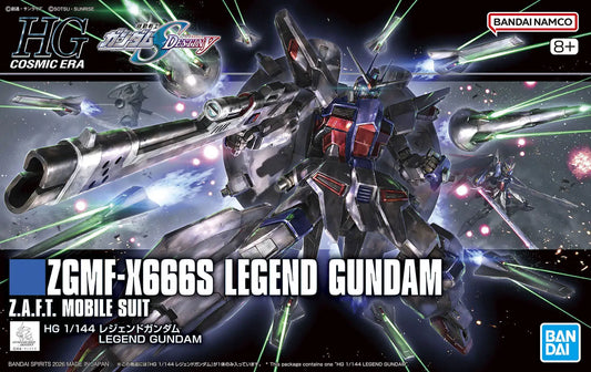 Bandai HG 1/144 ZGMF-X666S Legend Gundam [4573102720030]