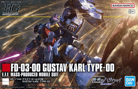 Bandai HG 1/144 FD-03-00 Gustav Karl Type-00 [4573102720191]