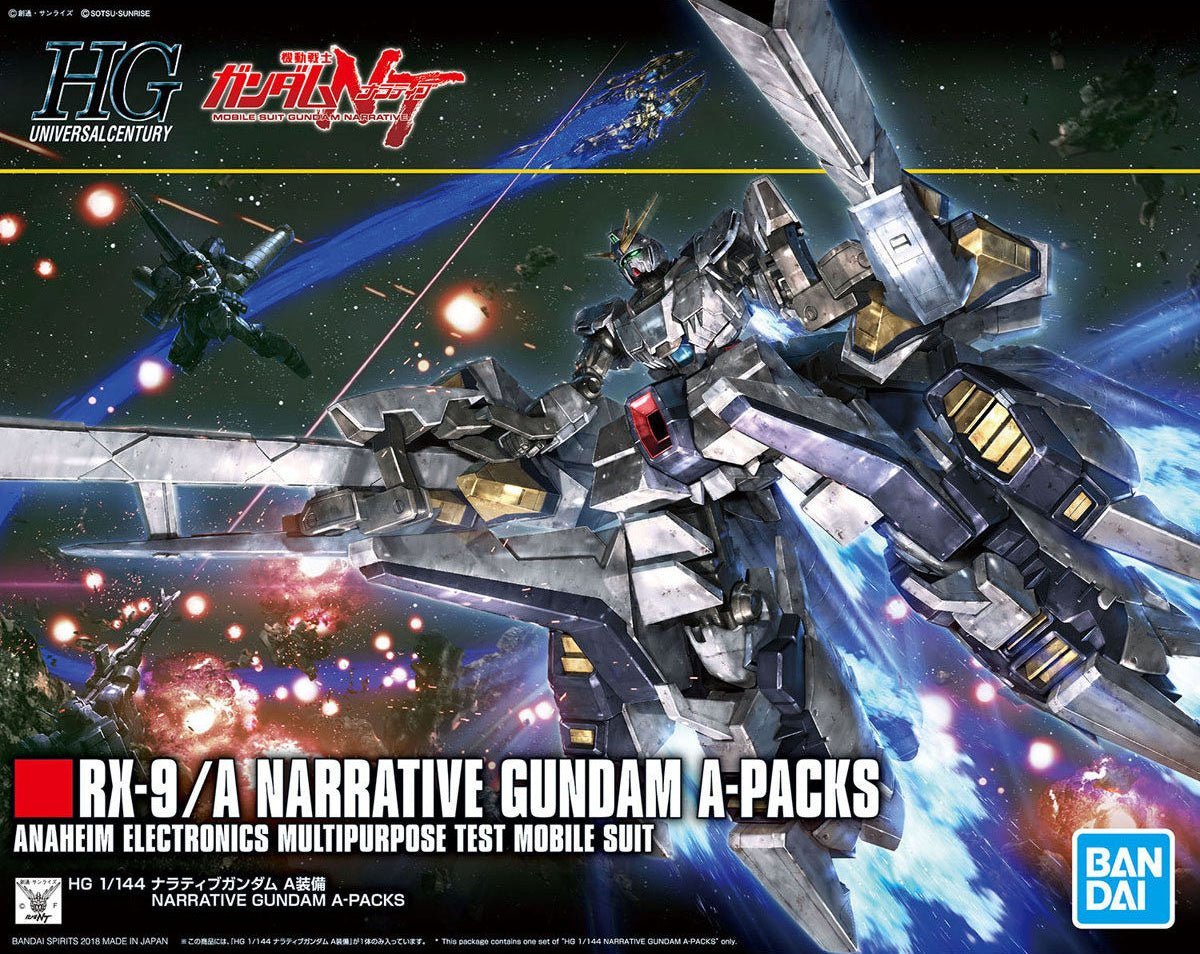 Bandai HGUC 1/144 RX-9/A Narrative Gundam A-Packs [4573102553652]