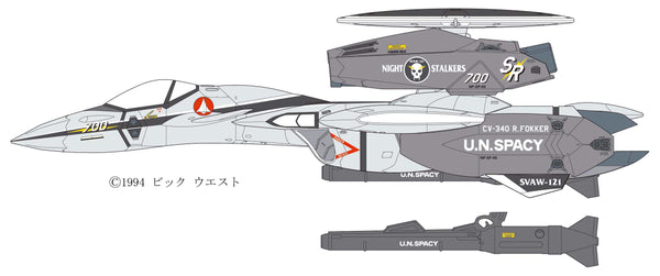 Hasegawa Macross 1/72 VE-11 Thunderseeker "SVAW-121 Night Stalkers" [4967834658226]