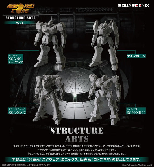 Kotobukiya Armored Core  Structure Arts Vol.1 (Set of 4) [4988601383523]