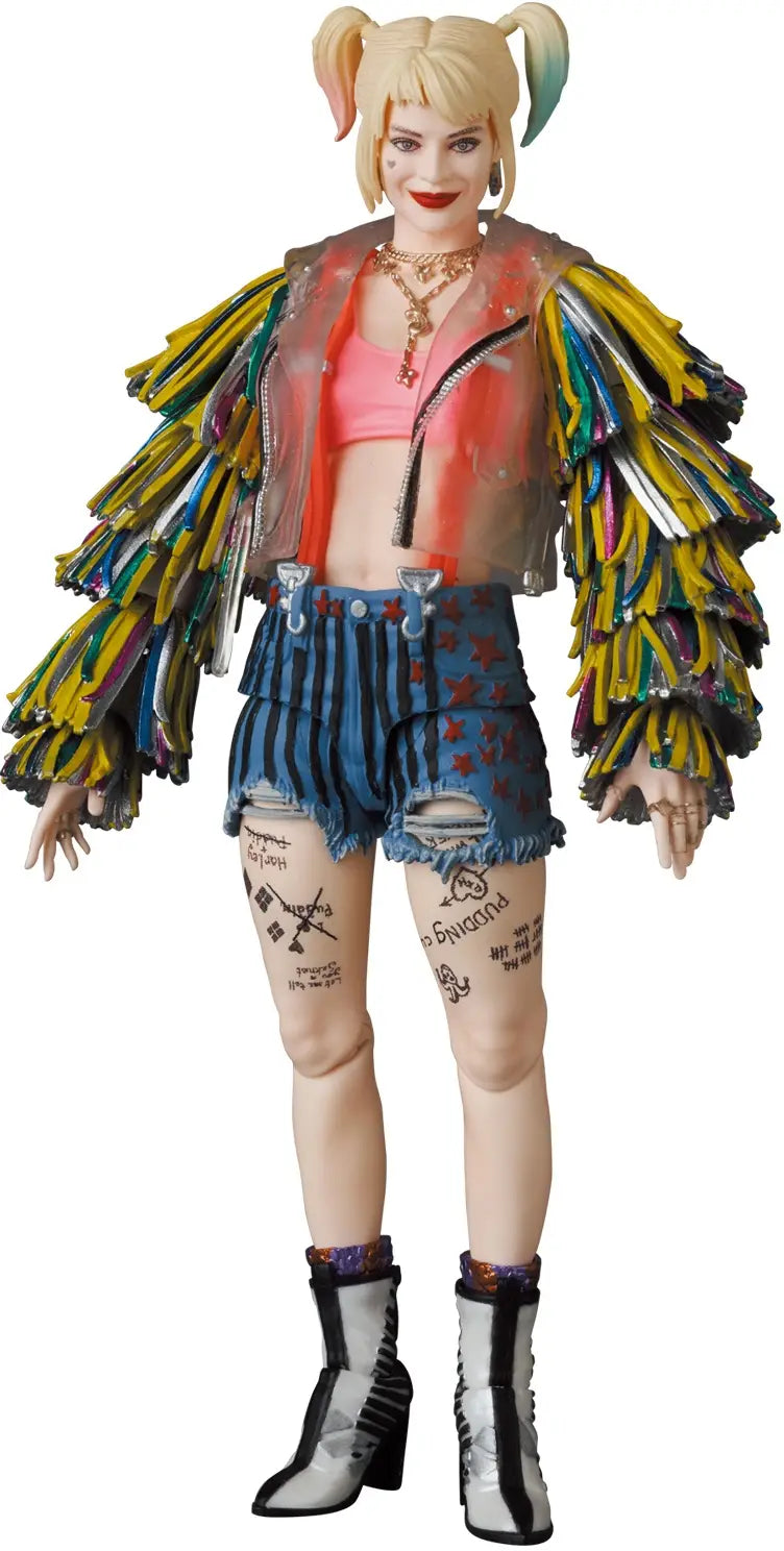 Medicom Mafex  Harley Quinn (Caution Tape Jacket Ver.) [4530956471594]