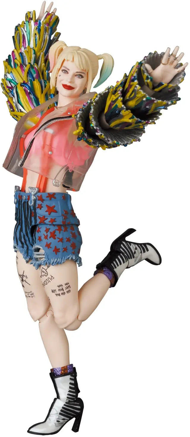 Medicom Mafex  Harley Quinn (Caution Tape Jacket Ver.) [4530956471594]