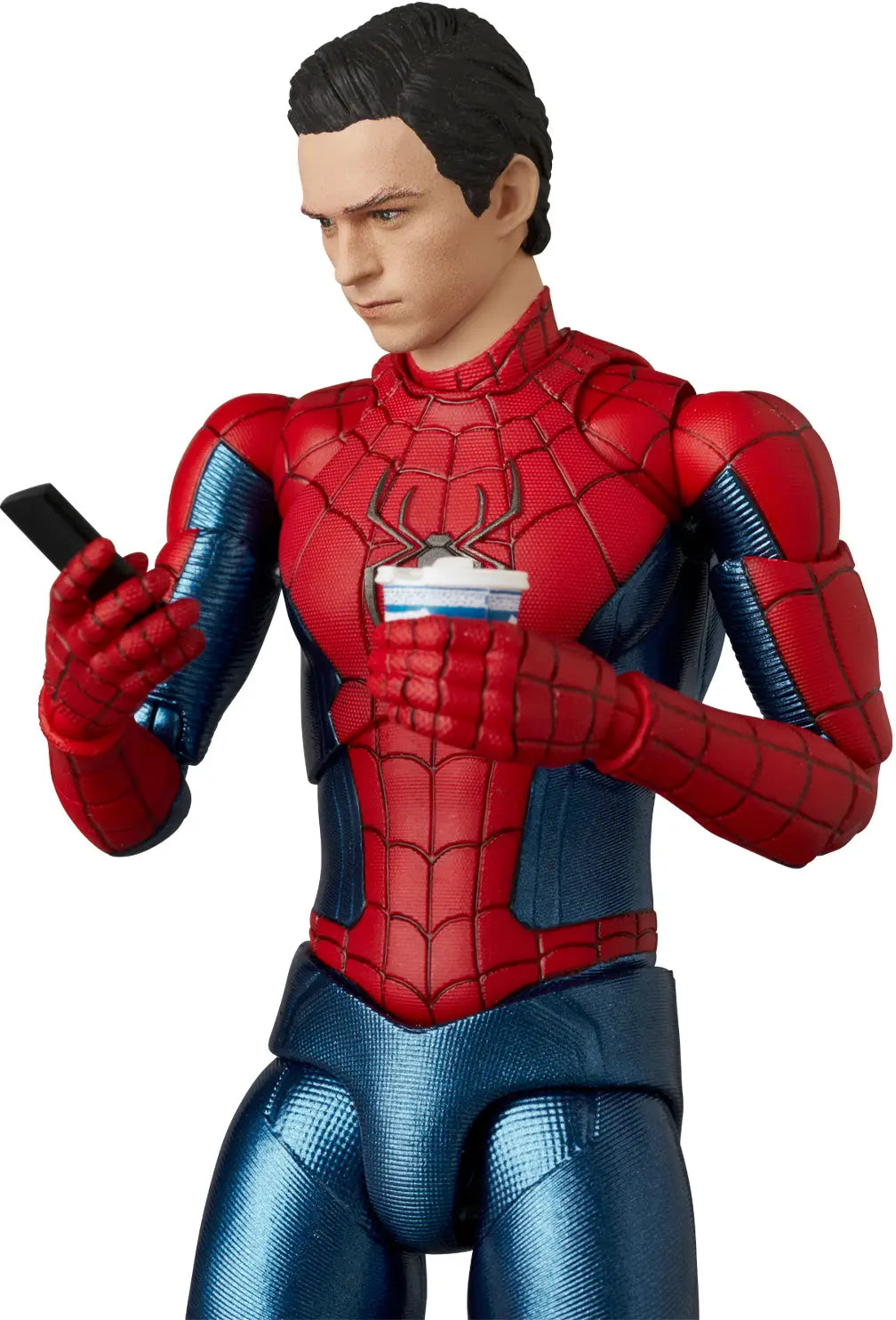 Medicom Mafex  Spider-man No Way Home New Red & Blue Suit [4530956472621]